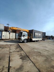 รถเครนนิคมโรจนะแหลมฉบัง